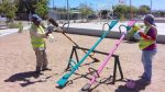 Realiza Gobierno Municipal rehabilitaciones estratégicas en 16 parques de La Paz
