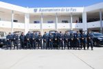 Recibe la Policía Municipal de La Paz patrullas destinadas a Delegaciones y Subdelegaciones