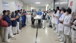 Despiden entre aplausos a joven donador de órganos en Hospital General de Zona con Medicina Familiar (HGZ/MF) No. 1, en La Paz