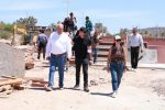 Supervisa Gobernador y titular de Sedatu avances en la obra del parque libramiento norte en La Paz