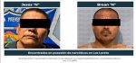 Aseguran droga y detienen a 2 personas en operativo efectuado en Loreto