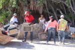 Retiran toneladas de cacharros en jornada de limpieza en la colonia Márquez de León, en La Paz