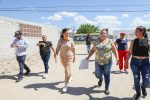 Supervisa Milena Quiroga obra de rehabilitación de drenaje en colonia Invi Mezquitito