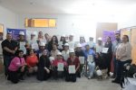 Concluyen 27 mujeres de La Paz taller de tablaroca organizado por el IMM