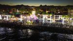 Iluminan malecón de Loreto con “Festival de Luces en el Mar”