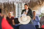 Anuncia Milena Quiroga programa de reparación de caminos rurales en Los Dolores