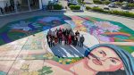 Inaugura Milena Quiroga mural artístico en la explanada del Ayuntamiento