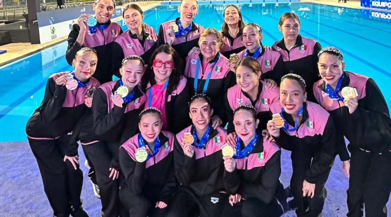 Glenda Inzunza brilla en el oro de México en la Copa del Mundo de Natación Artística