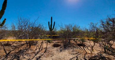 Siguen apareciendo fosas clandestinas en La Paz; hoy 4 más en El Cajoncito