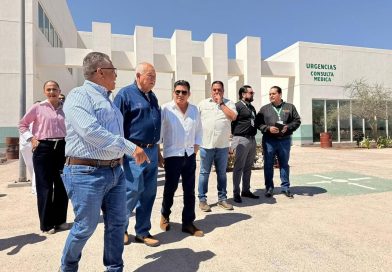 Supervisa Gobernador Castro Cosío avances de obras de salud que benefician a la población de Comondú