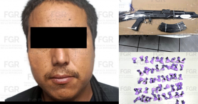 Vinculan a proceso a sujeto detenido con armas y droga en Guerrero Negro