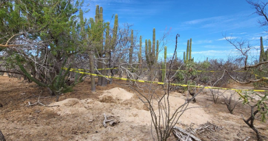 Tres fosas clandestinas más en el arroyo El Cajoncito de La Paz