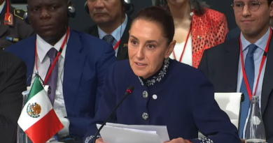 Sheinbaum propone en España destinar 10% del gasto militar a reforestación: “En vez de sembrar guerra, sembremos paz”