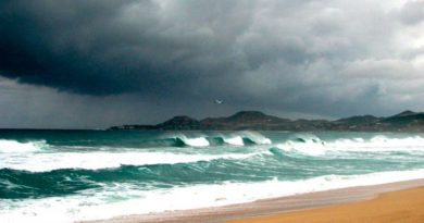 Cercanía de frente frío reducirá temperatura en BCS; habrá mar de fondo