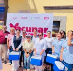 Encabeza Paz Ochoa Amador el arranque de la Semana Nacional de Vacunación en Loreto