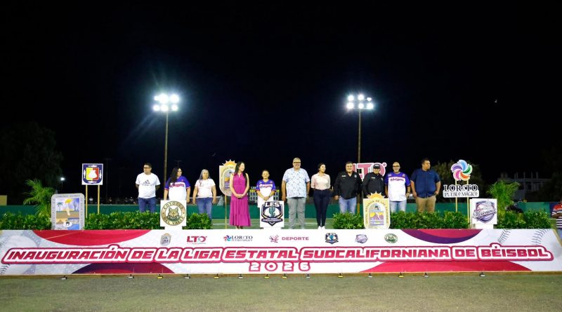 Inauguran la Liga estatal sudcaliforniana OSEL 2026, en Loreto