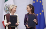 México y la Unión Europea firman megacuerdo comercial