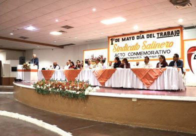 “La justicia laboral es clave para el bienestar de las familias”: Encabeza Gobernador marcha del Día del Trabajo en Guerrero Negro