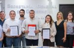 Gobierno BCS y Banco Santander firman convenio para impulsar MiPyMEs y 5 mil becas de formación