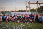 Entrega Edith Aguilar y  SEDATU campos de futbol 5 en Santa Rosalía