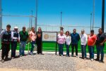 Celina Ramírez supervisa avances de campos de fútbol del Programa Mundial Social 2026 en Mulegé