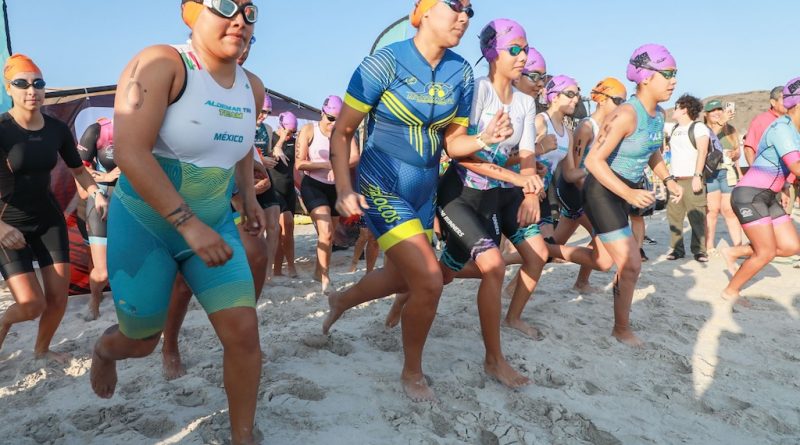 Participan 200 atletas de distintas edades en el Triatlón El Tecolote