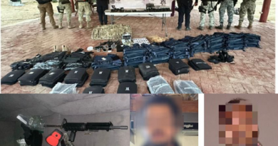 Asegura Mesa Estatal de Seguridad Explosivos, Armas, Vehículos, Equipo Táctico y generadores de violencia en Los Cabos