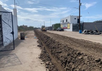 Inicia Gobierno Estatal construcción de red de agua potable en colonia Las Praderas de San Agustín, en La Paz