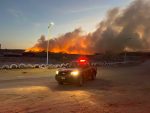 Investigan como intencional el incendio frente al relleno sanitario de La Paz