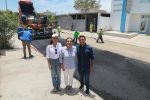 Avanza pavimentación de Villa Natalia en un 45%