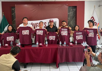 Jóvenes de Baja California Sur respaldan a Milena Quiroga rumbo al proceso interno de Morena