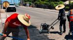 Refuerzan mantenimiento de calles en Loreto con jornada de bacheo