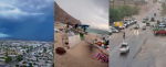 Vientos, lluvia y relámpagos del fin de semana generan caos en distintos puntos de BCS