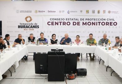 Pronostican que “Polo” toque tierra esta tarde en BCS; piden a la población tomar precauciones