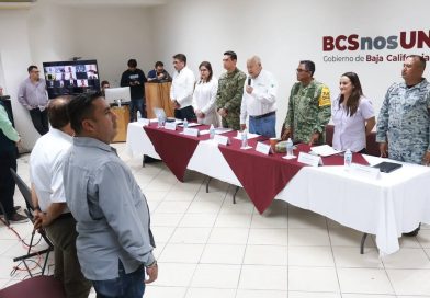 Refuerza BCS coordinación y vigilancia ante la tormenta tropical “Marie”