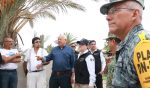 Supervisan Víctor Castro y coordinadora nacional de Protección Civil refugios ante la llegada de Polo