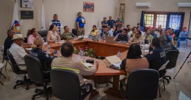 Edith Aguilar encabeza reunión del consejo municipal de protección civil ante posible acercamiento del Huracan Polo