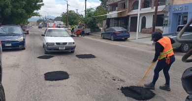Avanza jornada de bacheo en La Paz con más de 2 mil 700 reparaciones