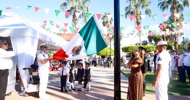 Preside Paz Ochoa Amador acto cívico por el 179 Aniversario de la Gesta Heroica de Chapultepec