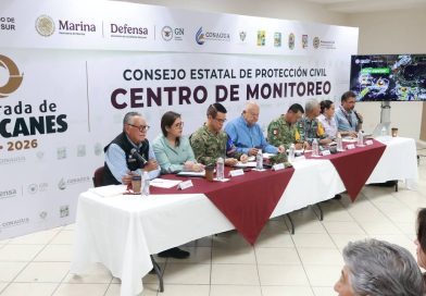 Instalara Consejo Estatal de Protección Civil puesto de mando en Comondú ante posible impacto el lunes