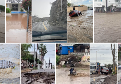 Lluvia intensa causa estragos en La Paz; sigue la imprudencia de conductores al cruzar arroyos