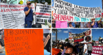 Domingo de visita presidencial y de protestas ciudadanas en La Paz