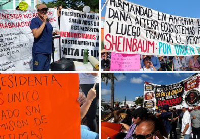Domingo de visita presidencial y de protestas ciudadanas en La Paz