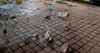 Trabajadores de limpia retiran más de 10 toneladas de basura durante las fiestas de fundación