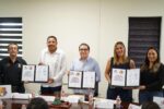 Formalizan convenio ICATEBCS y XVII Legislatura para capacitación laboral