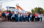 Edith Aguilar arranca pavimentación en Vizcaíno