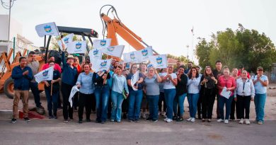 Edith Aguilar arranca pavimentación en Vizcaíno