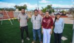 Supervisa Milena Quiroga obra de transformación del parque La Biznaga
