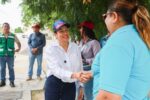 Supervisa Milena Quiroga obra de drenaje en la colonia Solidaridad; registra 60% de avance