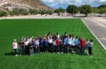 Campo de fútbol en colonia Márquez de León registra 70% de avance